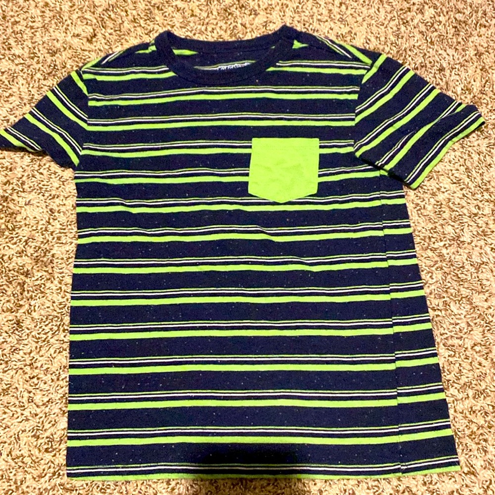 Cat & Jack Boys’ Navy Blue & Green T-Shirt